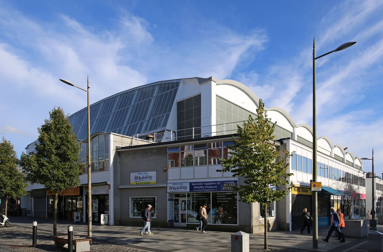 Pannier Market, Plymouth északnyugat felől alkotó: Unbekannt Unbekannt