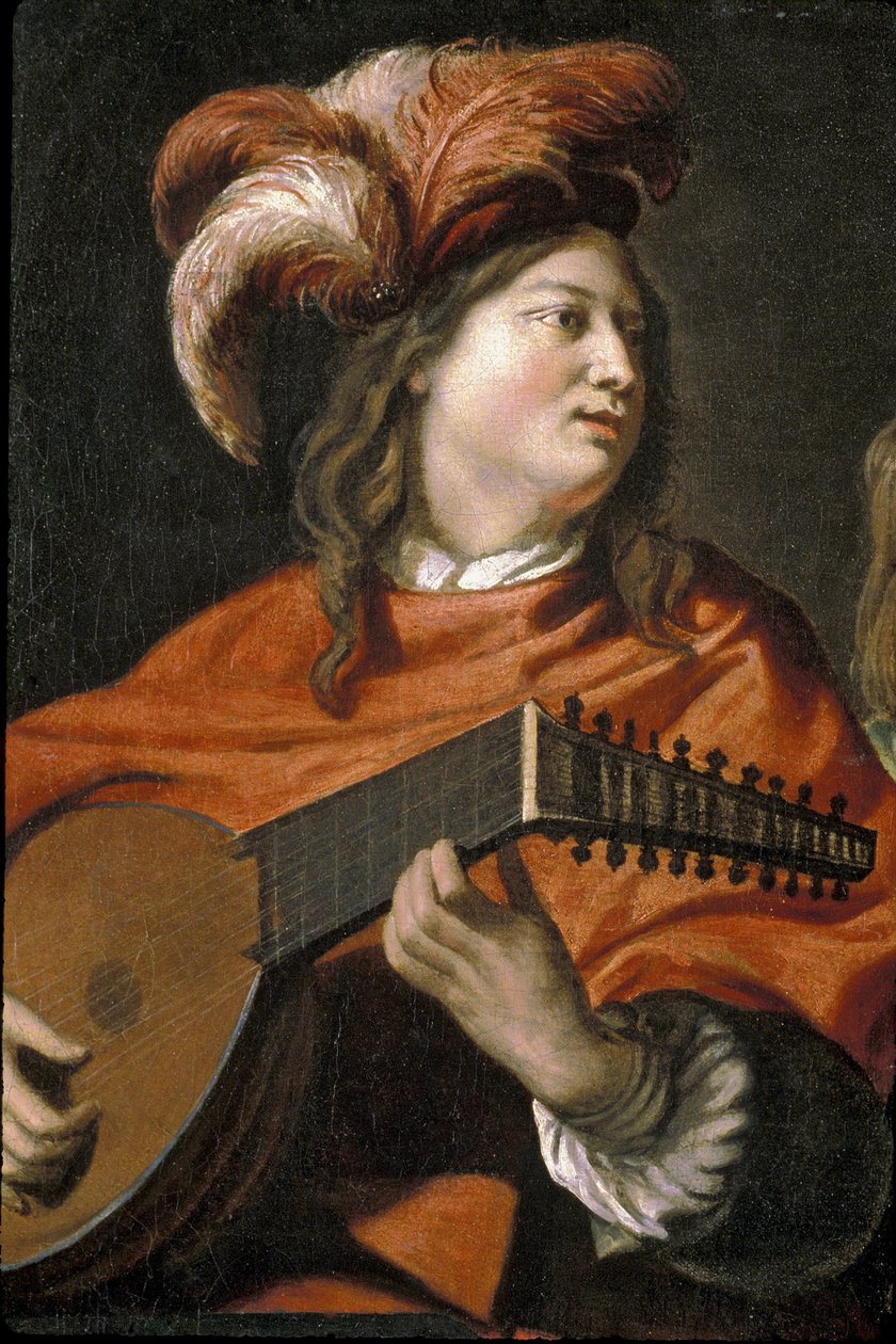 Picardie 087 - Laon - Múzeum - "" Le Concert"" (részlet) Mathieu Le Nain (1607-1667) alkotó: Unknown
