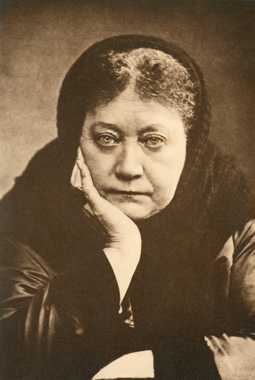 Helena Blavatsky portréja, 1880 körül alkotó: Unknown