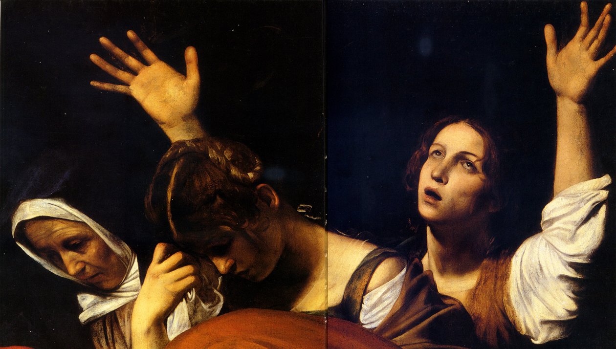 Lerakódás (felső rész) Caravaggio alkotó: Michelangelo Merisi Caravaggio