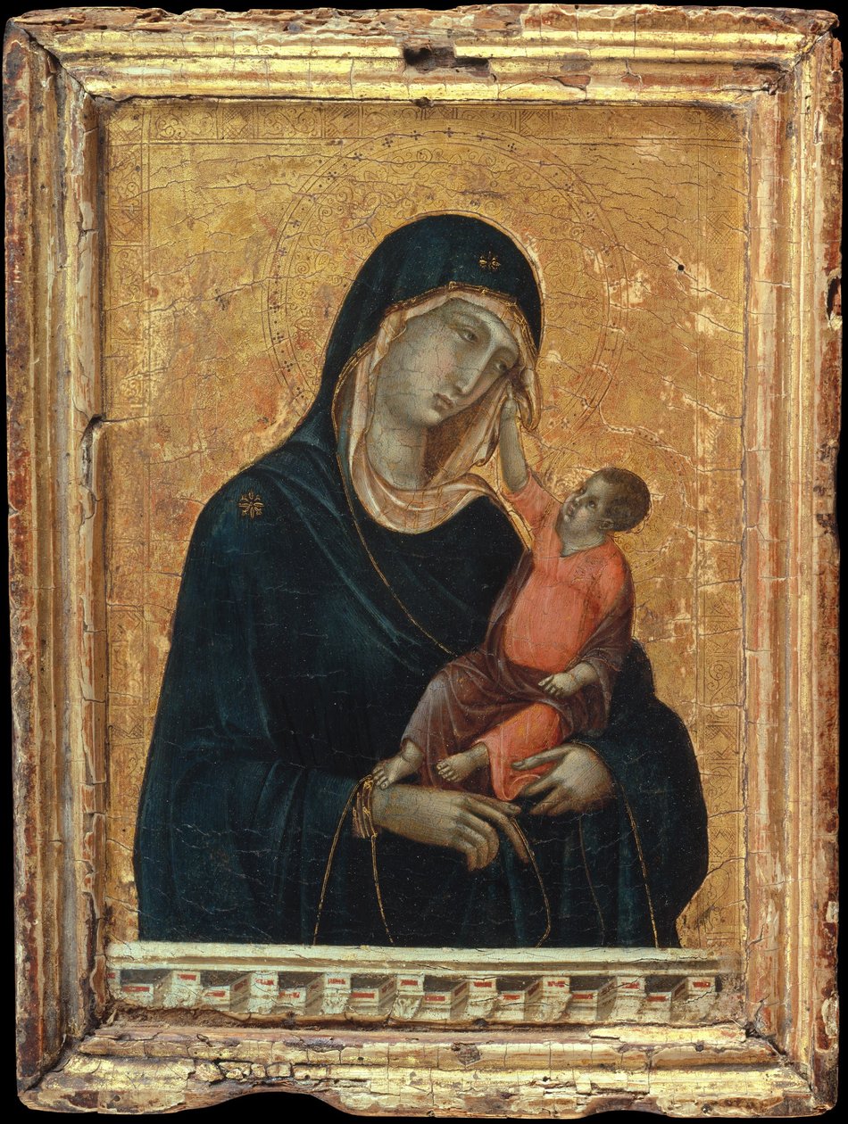 Madonna és gyermeke alkotó: Duccio di Buoninsegna