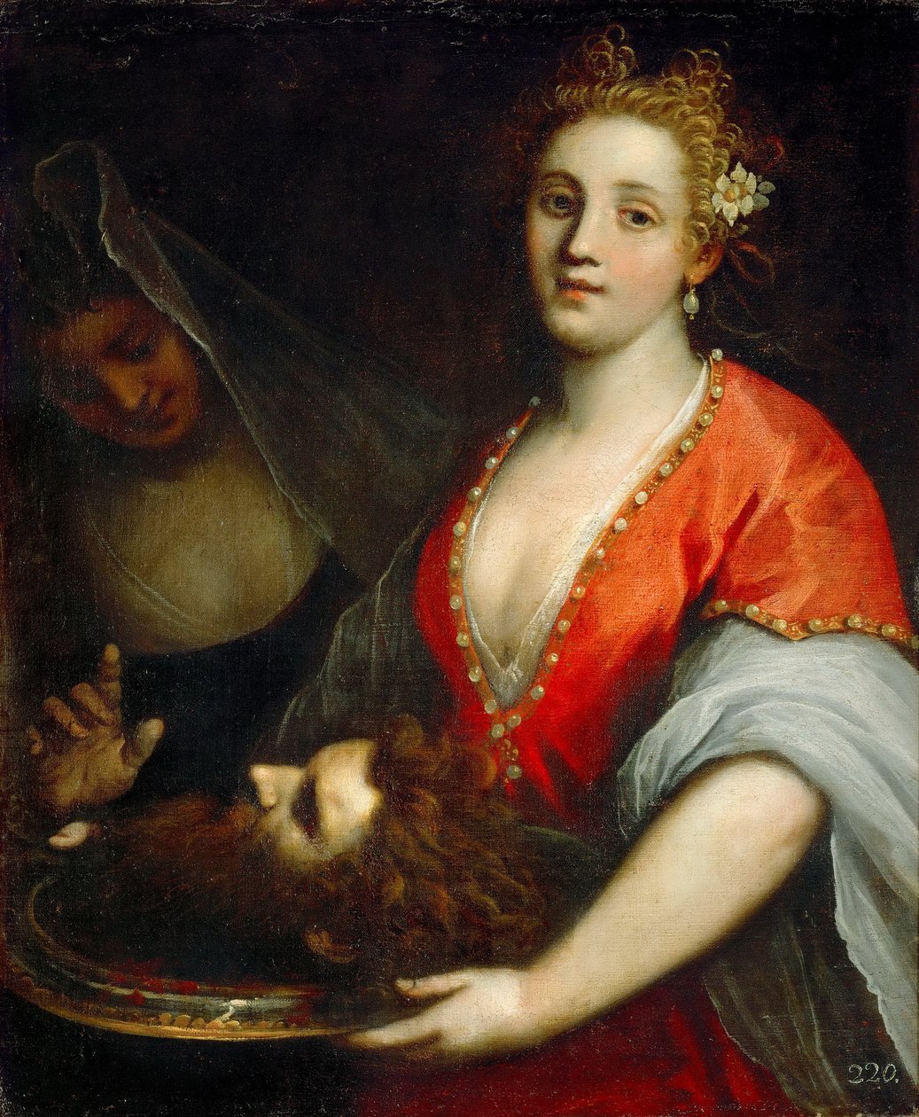 Salome Keresztelő János fejével alkotó: Palma Il Giovane