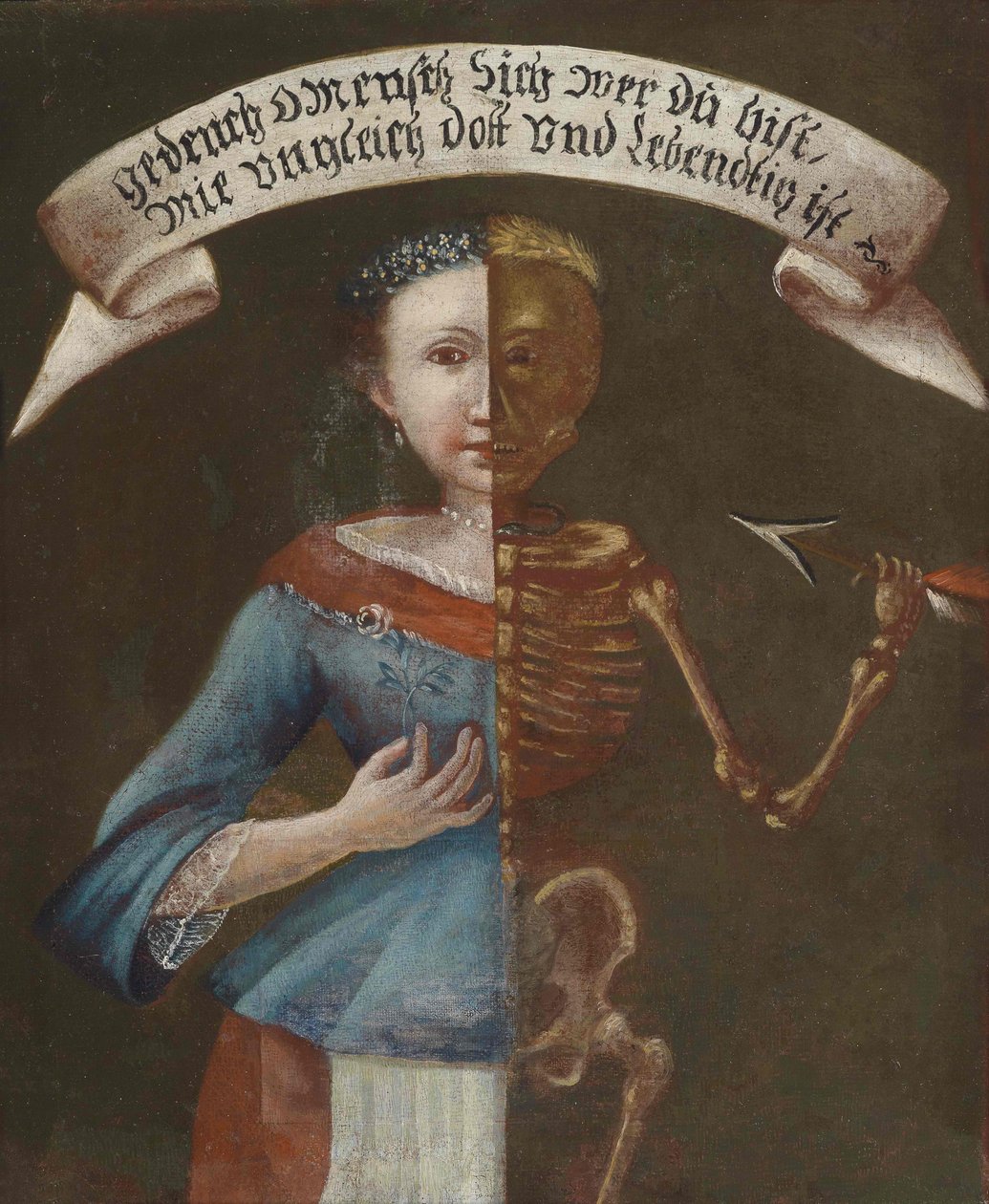 Memento Mori. Holtan és élve alkotó: Unknown