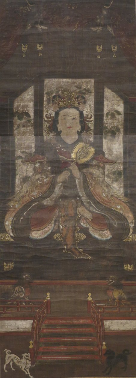 Niu Myōjin (a Kōya -hegy istennője) alkotó: Unknown