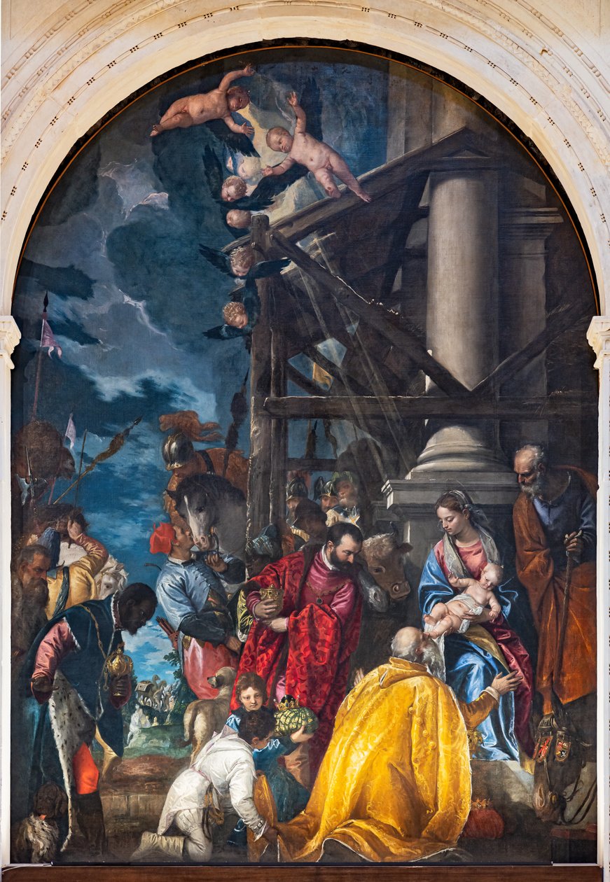 A mágusok imádása alkotó: (1528 88) Veronese