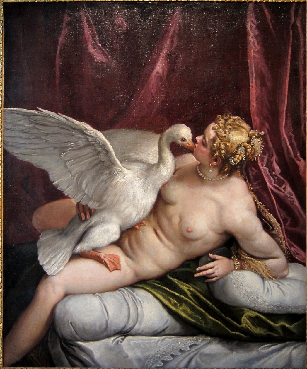 Léda és a hattyú alkotó: Veronese
