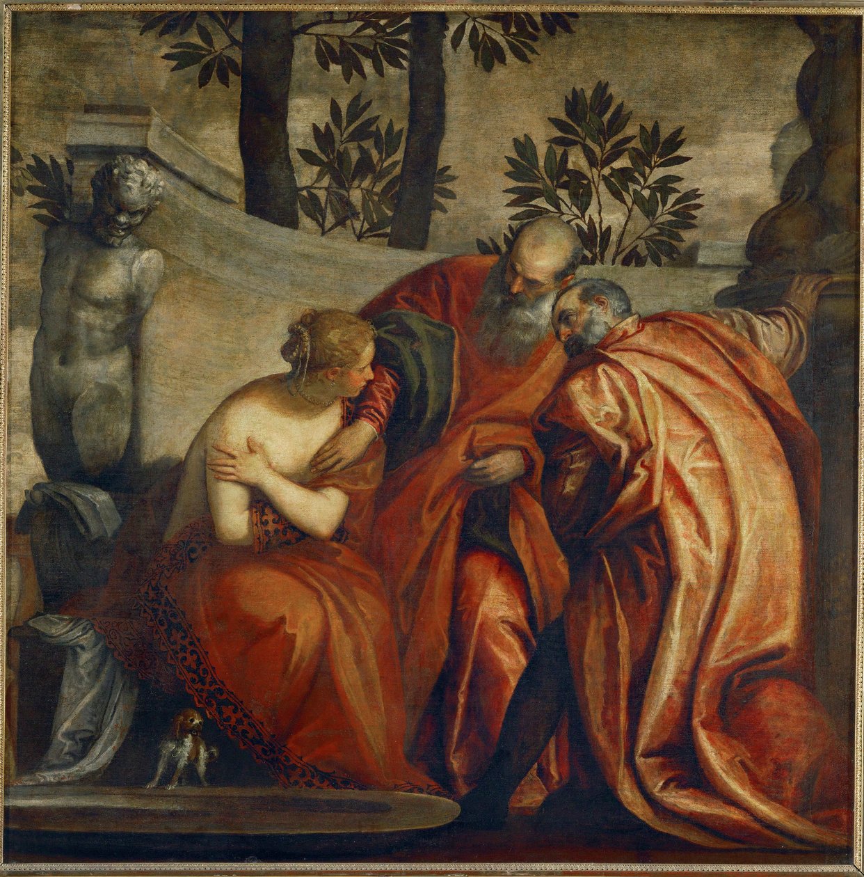 Susanna és a két vén ... alkotó: (1528 88) Veronese