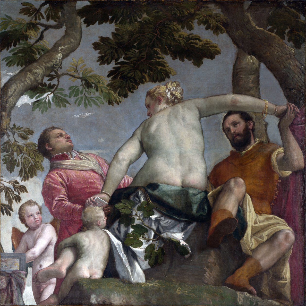 Hűtlenség, 1575 körül (olaj, vászon) alkotó: Veronese