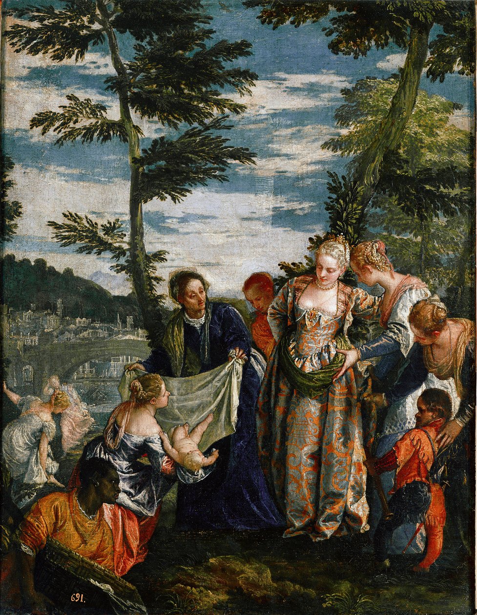 Mózes megtalálása (Festmény, 1580 körül) alkotó: Veronese