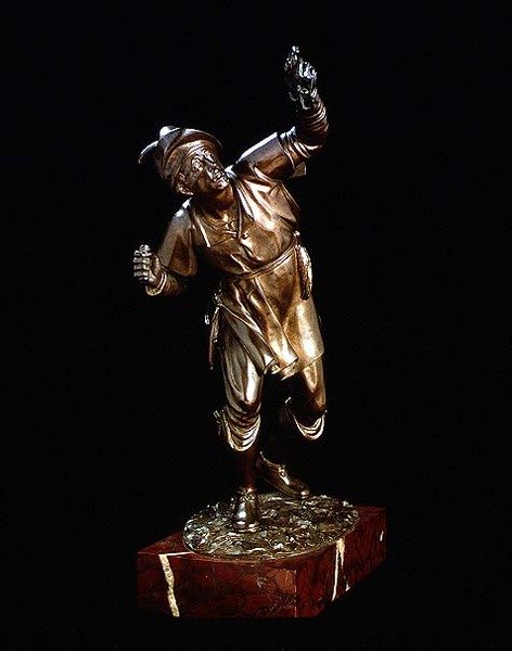 A madárfogó (bronz) alkotó: Giambologna