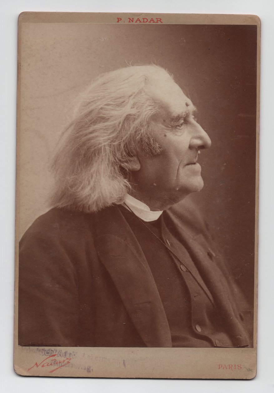 Liszt Ferenc (1811-1886) (1886, fénykép) alkotó: (1820 1910) Nadar