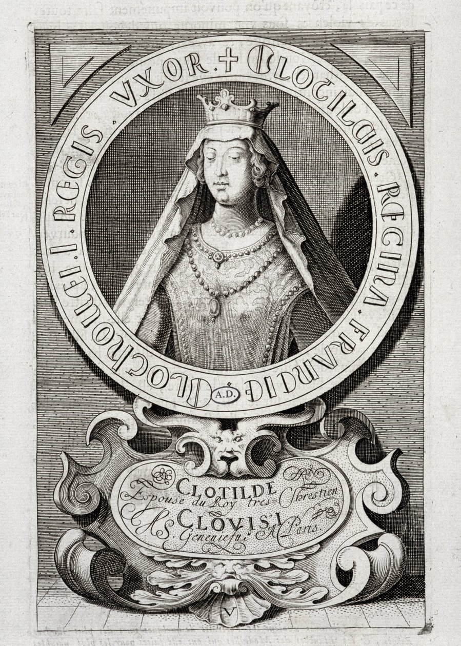 Clotilde királynő portréja alkotó: (after) French School