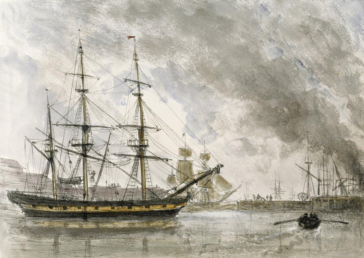 Barque Free Trader, William Crotch. alkotó: Unknown