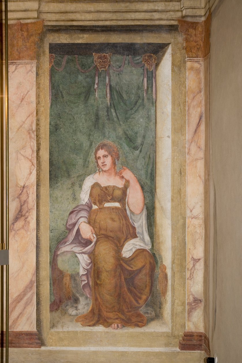 Fresco, Villa dei Vescovi, Luvigliano, Veneto, Olaszország alkotó: Unknown