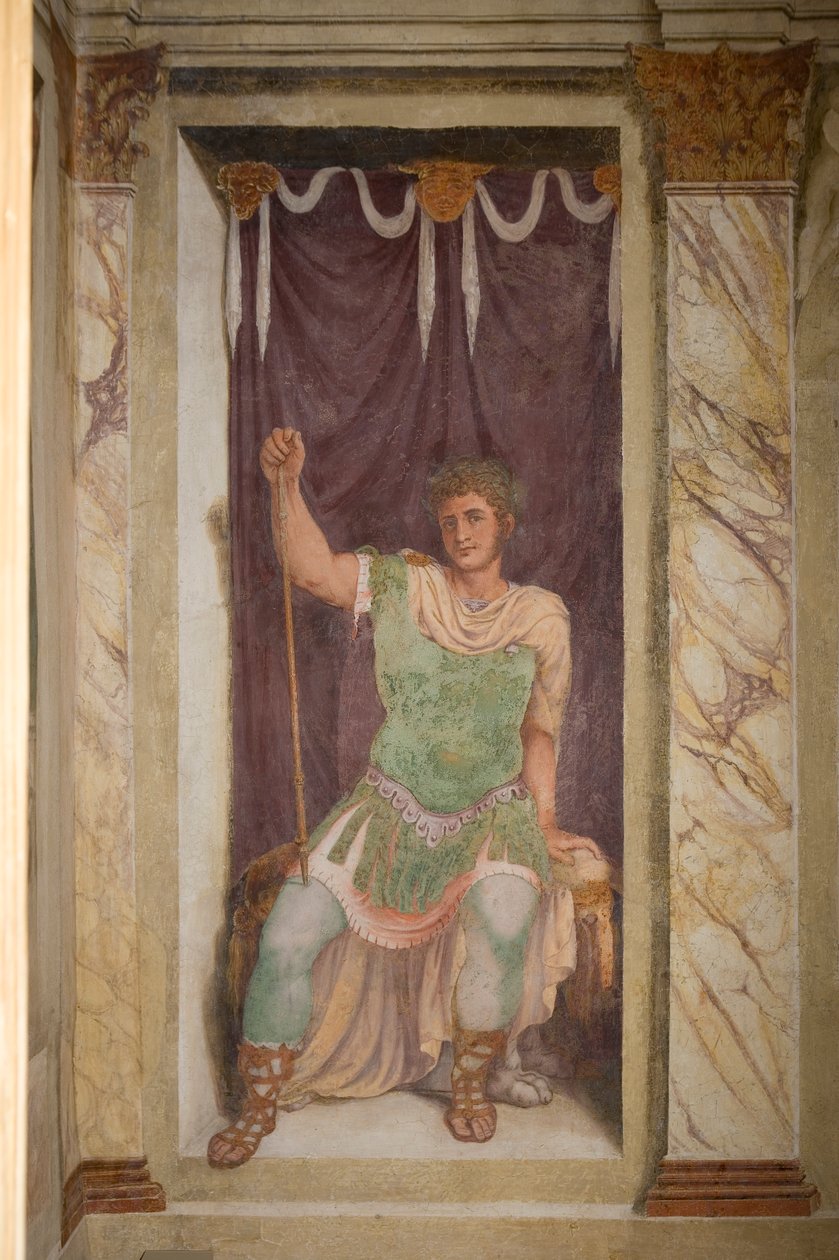 Fresco, Villa dei Vescovi, Luvigliano, Veneto, Olaszország alkotó: Unknown