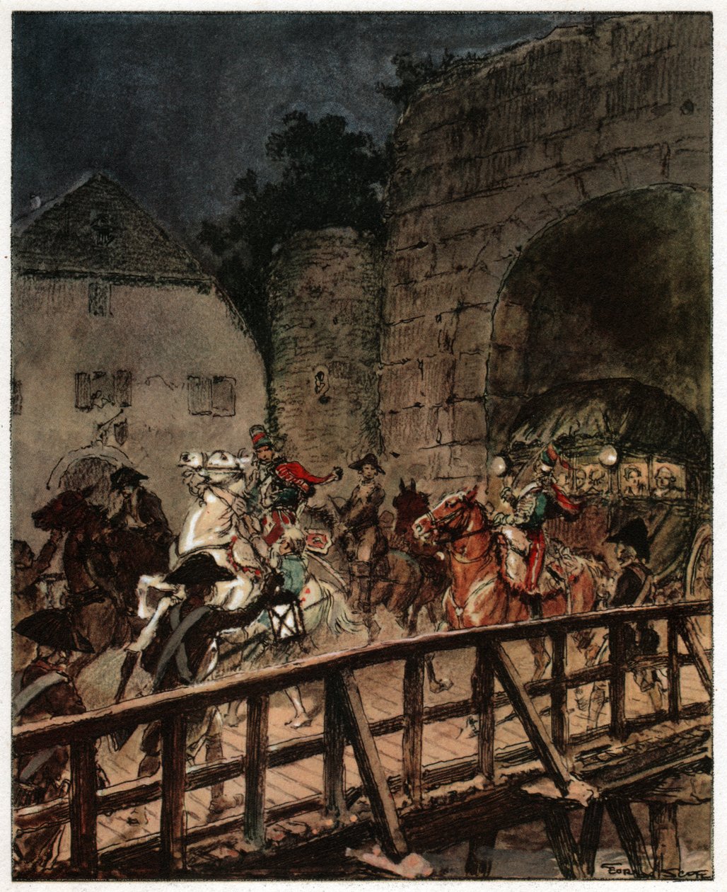 Repülés Varennes-ből. Repülés Varennes-be. alkotó: Unknown
