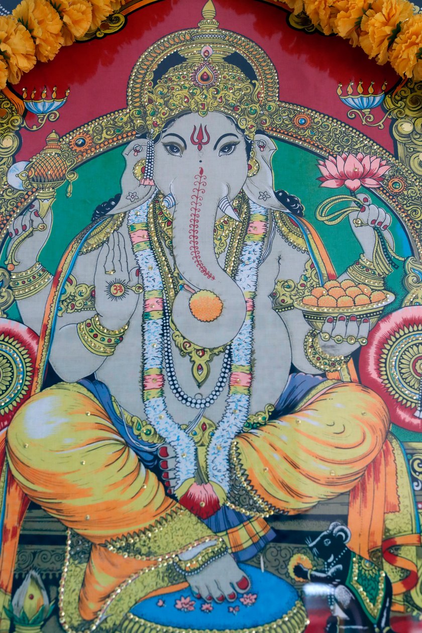 Ganesha, Sri Thenday Yutthapani templom, Ho Si Minh-város, Vietnam alkotó: Unknown