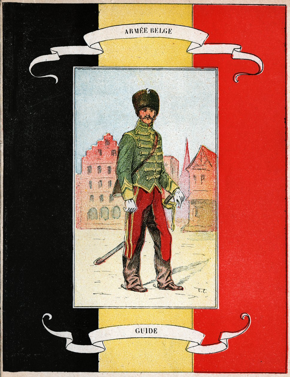 Guide belge. Belgium cserkész. alkotó: Unknown