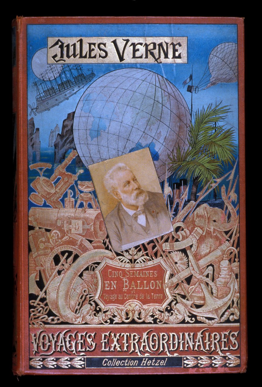 Loire Atlantique N* 189 - Nantes - Jules Verne Múzeum - Az „Öt hét léggömbben” első kiadása alkotó: Unknown