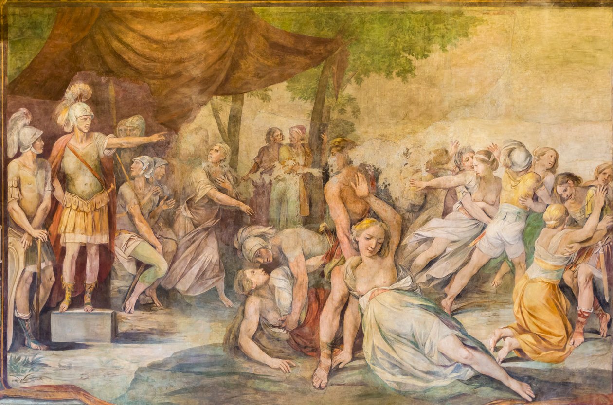 A szabin nők megerőszakolása, Róma, Olaszország alkotó: Unknown