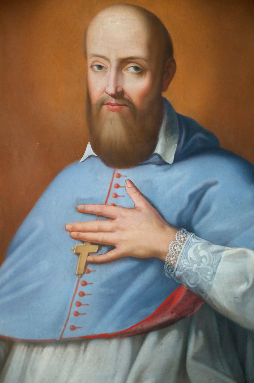 Szent Ferenc Sales, Festmény, A látogatási kolostor, Marclaz, Franciaország alkotó: Unknown