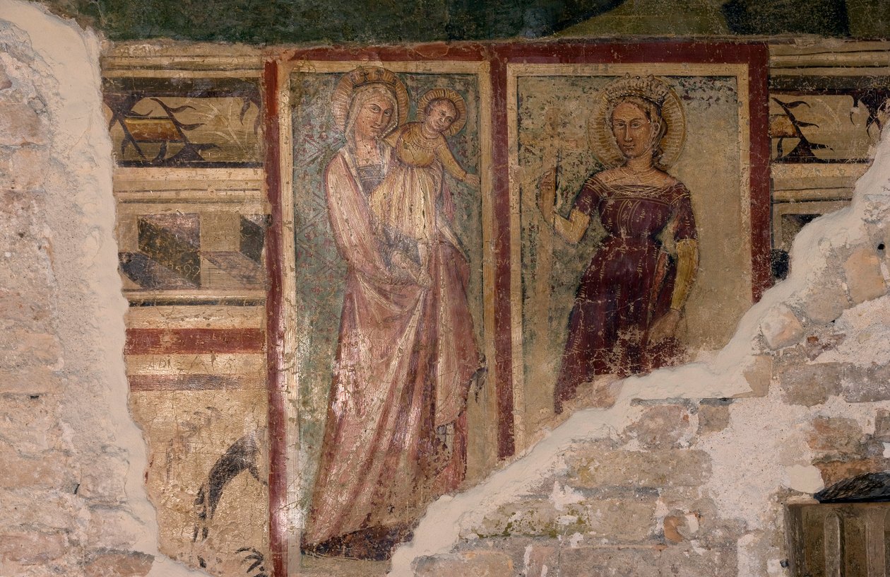 St. Maria in Piano templom, Loreto Aprutino, Abruzzo, Olaszország, alkotó: Unknown