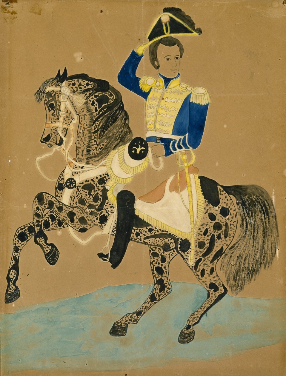 Andrew Jackson, c. 1800-1850 (akvarell papíron) alkotó: American School