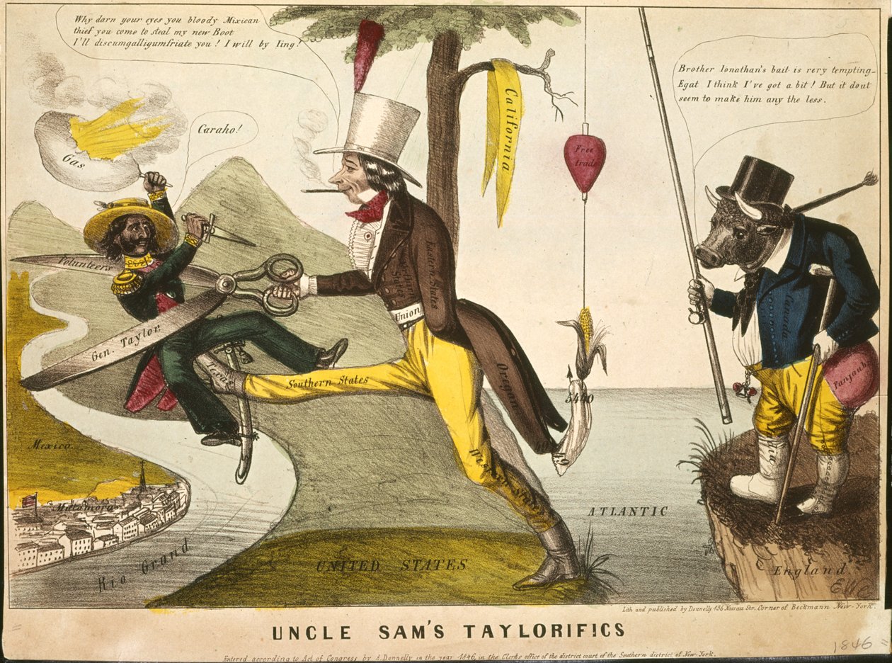 Uncle Sams Taylorifics, 1846 alkotó: American School