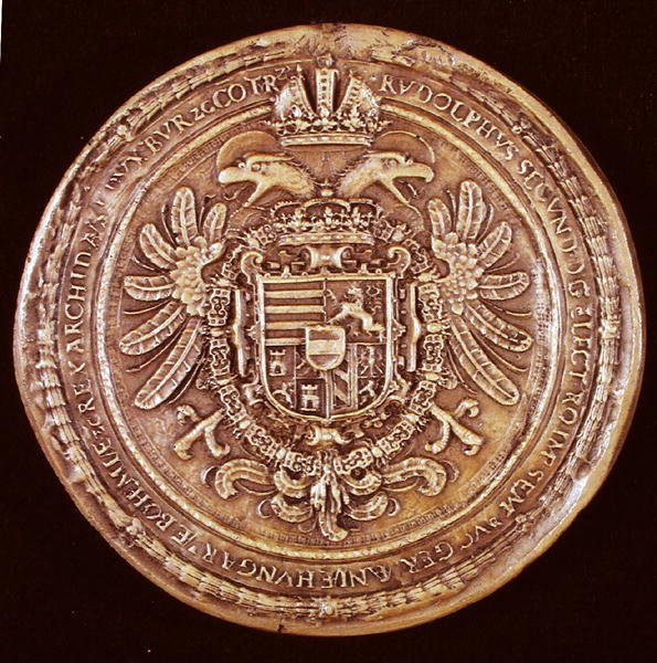 II. Rudolf császár (1552-1612) pecsétje 1603 alkotó: Austrian School