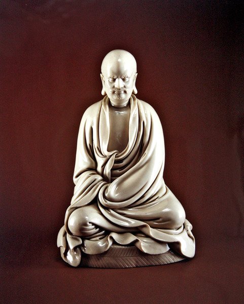 Bodhidharma (Damo), Ming-dinasztia (1368-1644) (porcelán) alkotó: Chinese School