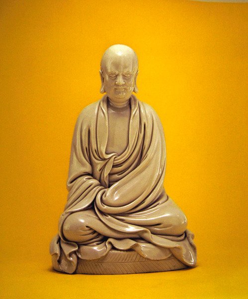 Bodhidharma (Damo), Ming-dinasztia (1368-1644) (porcelán) alkotó: Chinese School