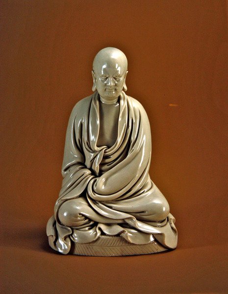 Bodhidharma (Damo), Ming-dinasztia (1368-1644) (porcelán) alkotó: Chinese School