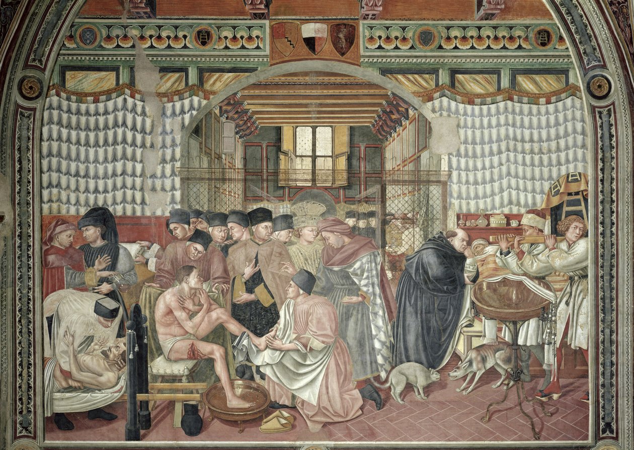 Beteggondozás, 1440-41 alkotó: Domenico di Bartolo