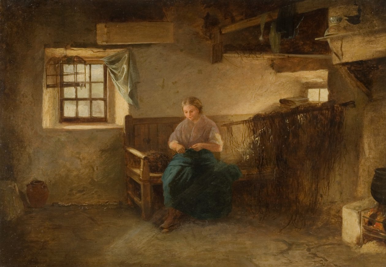Belső ülő nővel alkotó: English School
