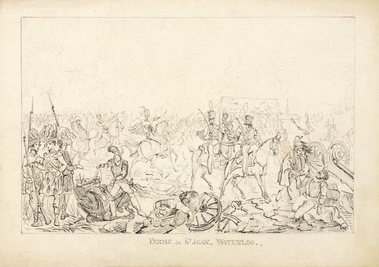 Waterloo, 1815 alkotó: English School