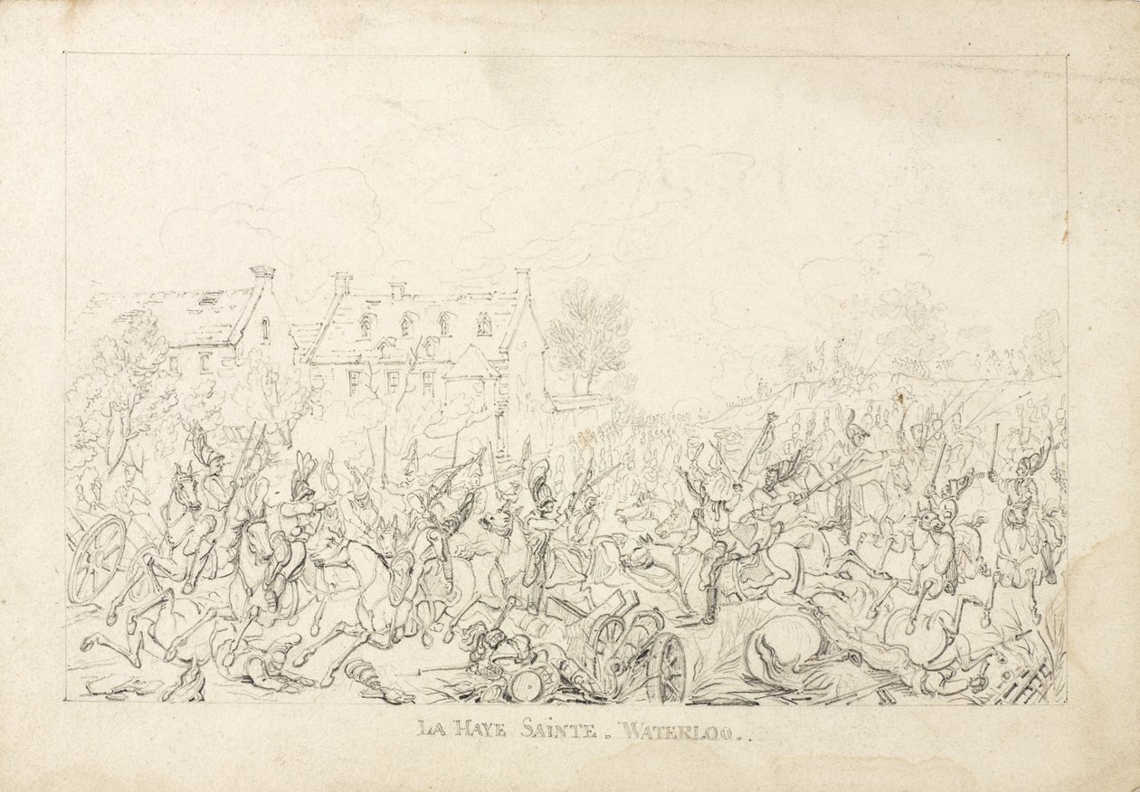 Waterloo, 1815 alkotó: English School