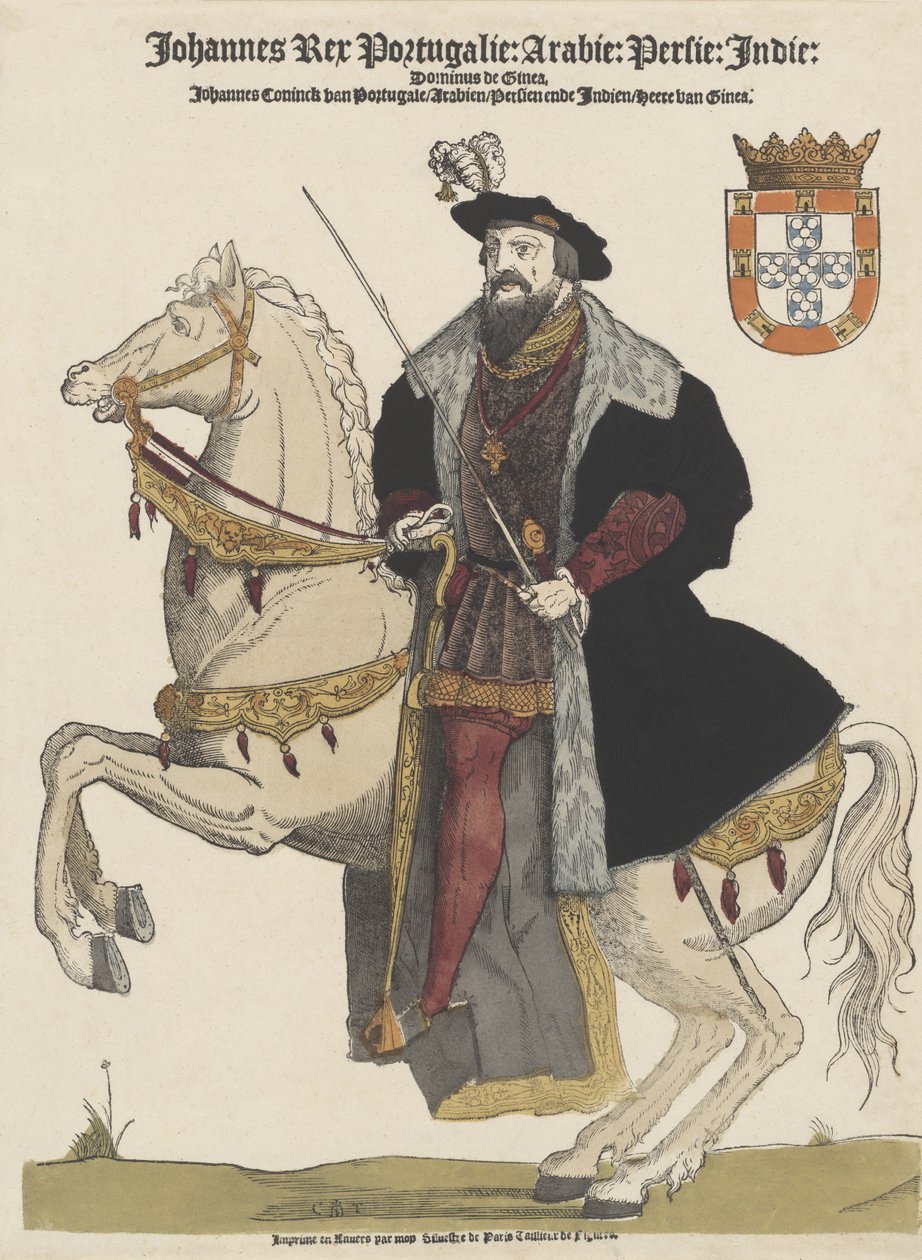 III. János portugál (1502-1557), pub. 16. század alkotó: Flemish School