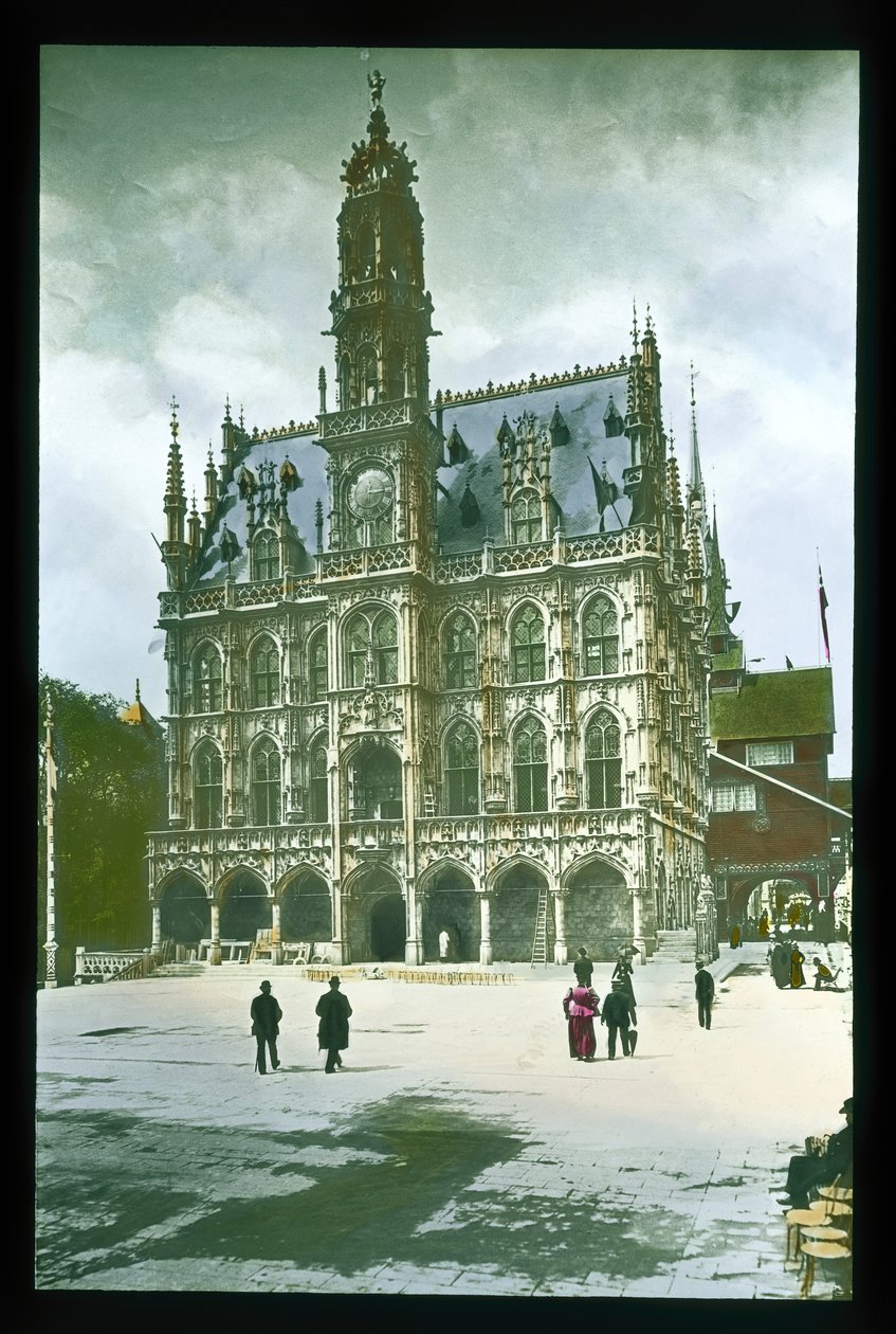Párizsi kiállítás: Belga pavilon, 1900 (lámpás csúszda) alkotó: French Photographer