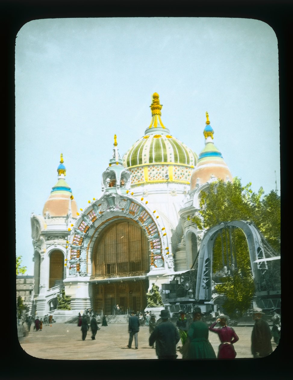 Párizsi Kiállítás: Kohászati és Bányászati Palota, 1900 (lámpás csúszda) alkotó: French Photographer