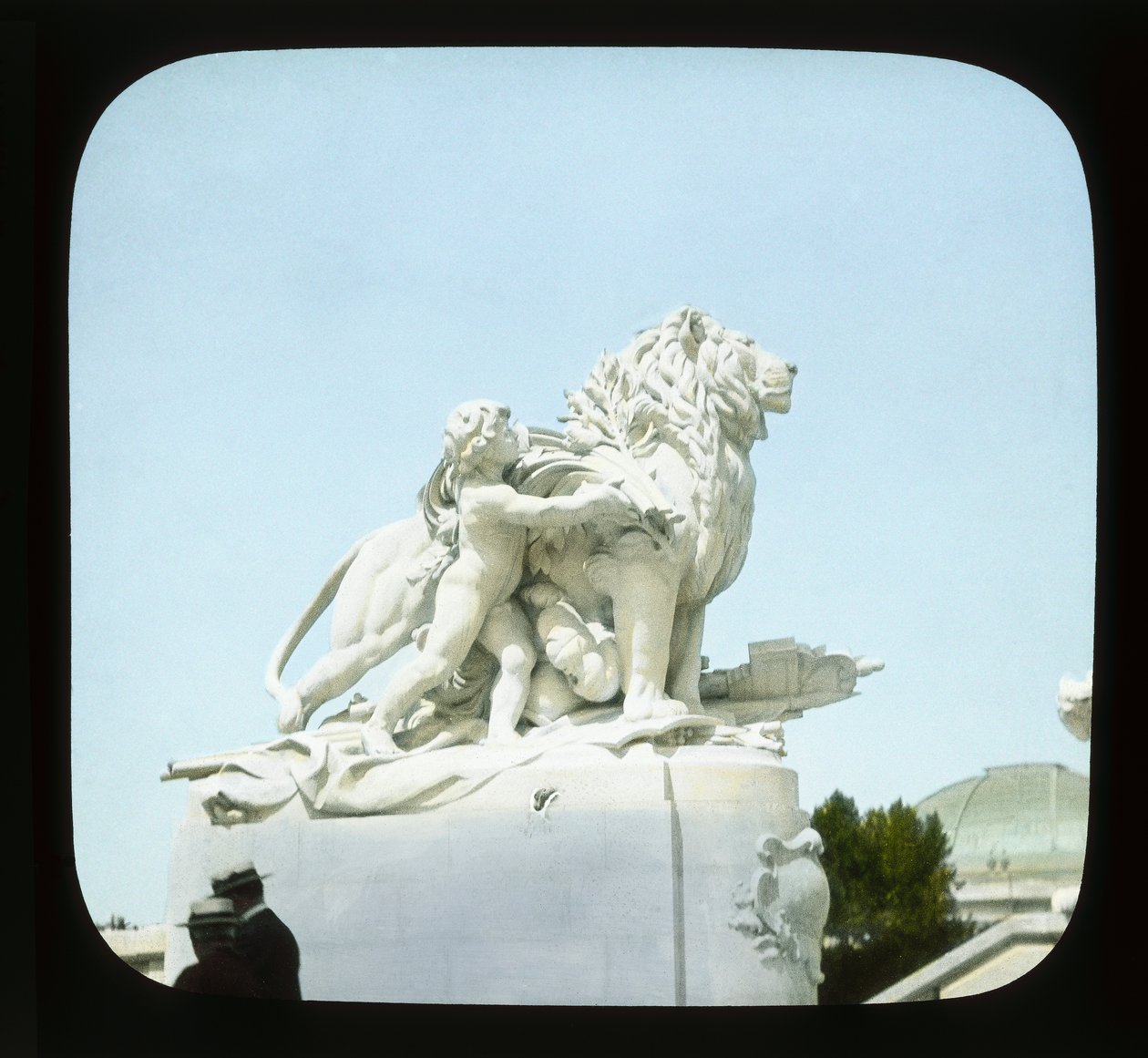 Párizsi kiállítás: Pont Alexandre III, 1900 (lámpás csúszda) alkotó: French Photographer