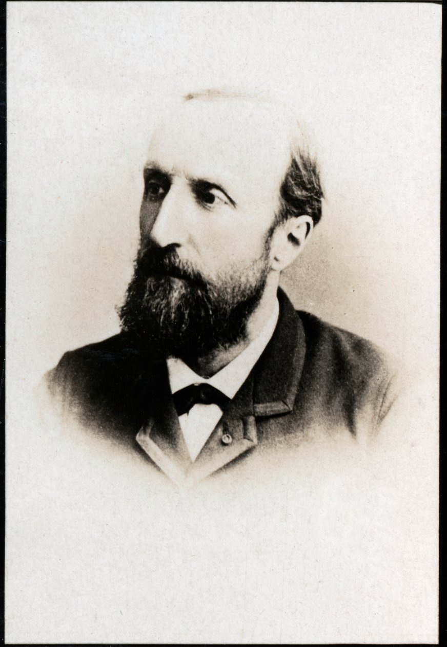 Aime Jules Dalou (1838-1902) francia szobrász portréja. alkotó: French Photographer
