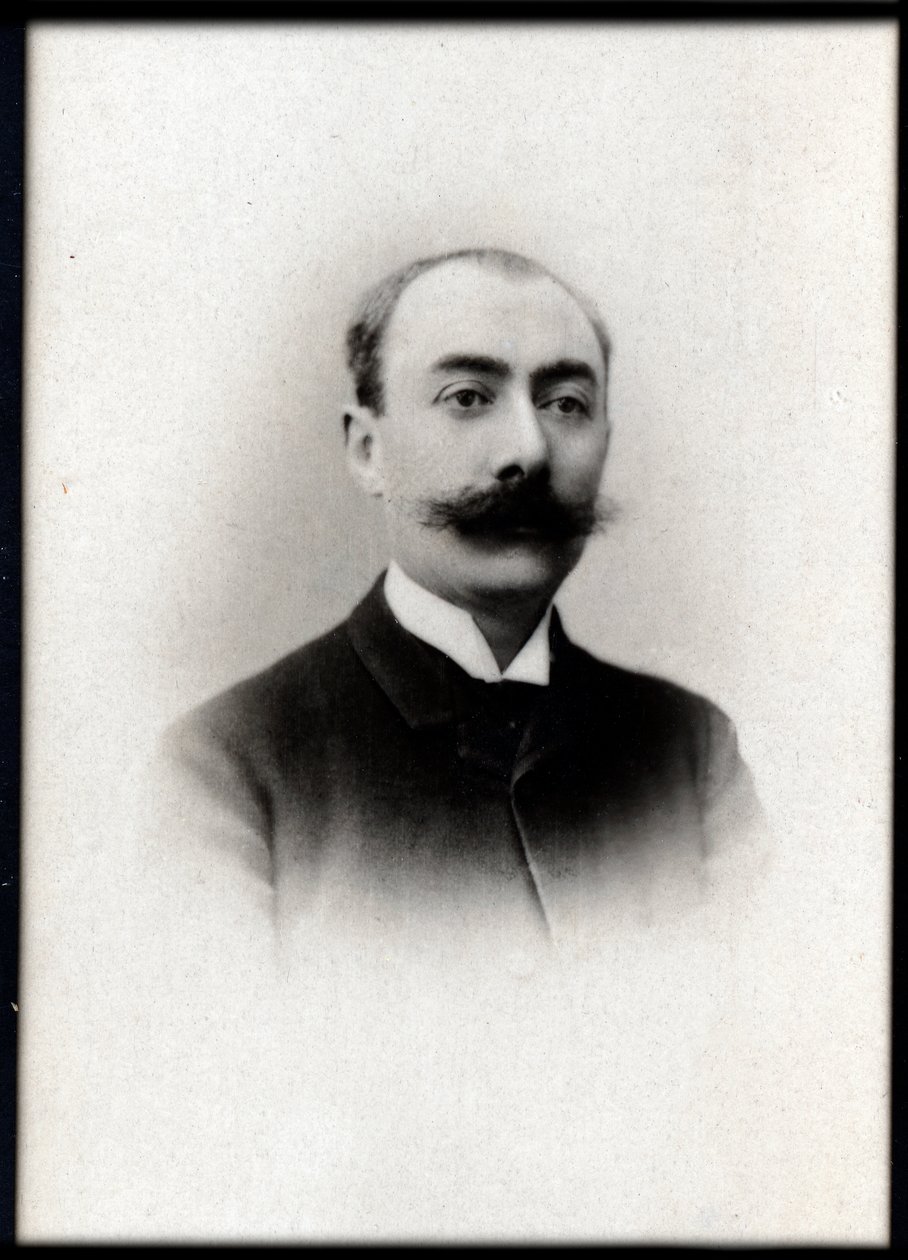 Andre Messager (1853-1919) francia zeneszerző portréja. alkotó: French Photographer