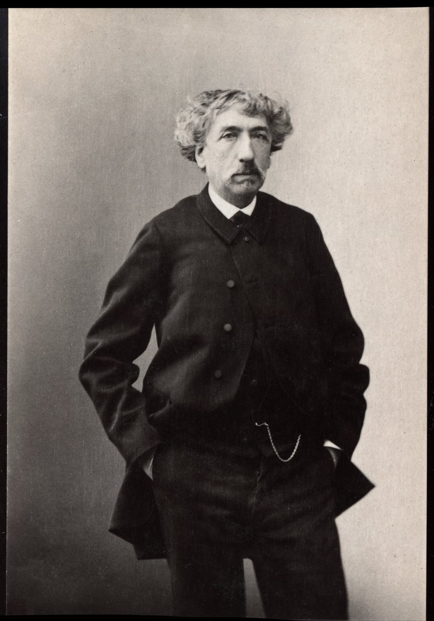 Charles Garnier (1825-1898) francia építész portréja. alkotó: French Photographer