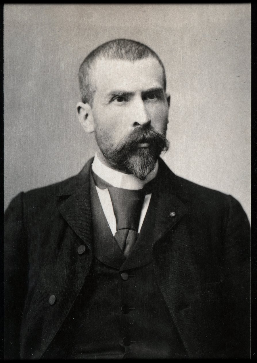 Emile Roux (Docteur Roux) (1853-1933) francia orvos, bakteriológus és immunológus portréja. alkotó: French Photographer