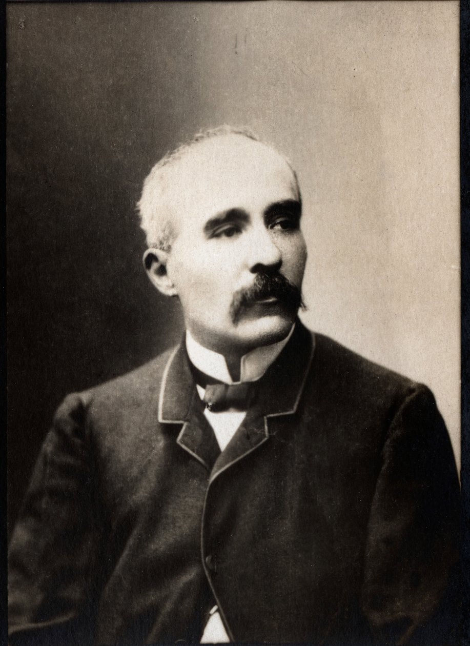 Georges Clemenceau (1841-1929) francia politikus és újságíró portréja. alkotó: French Photographer