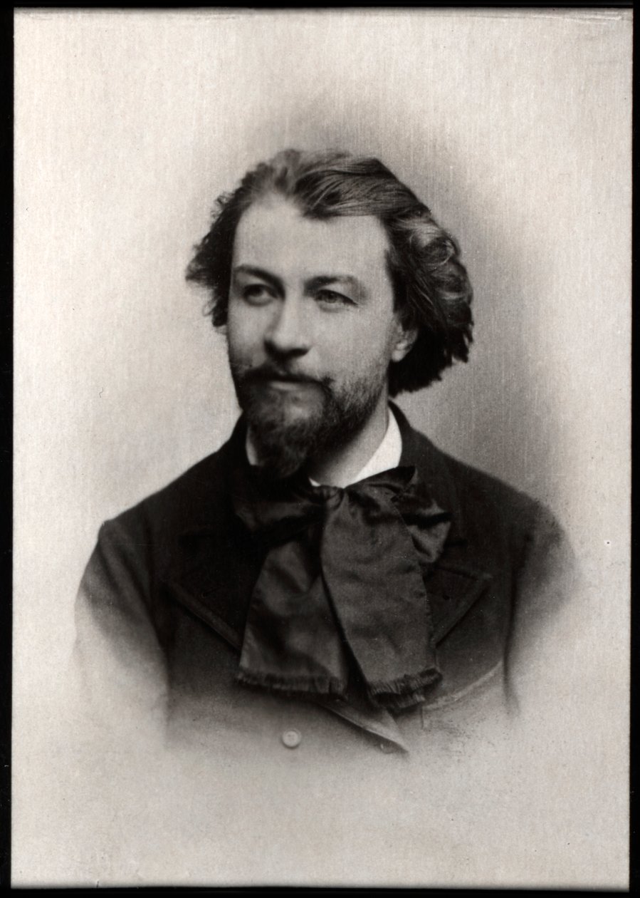 Gustave Charpentier (1860-1956) francia zeneszerző portréja. alkotó: French Photographer