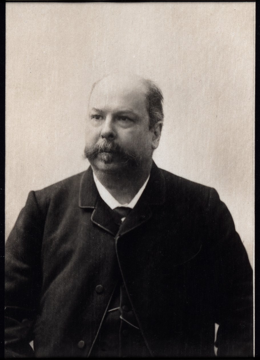 Henri (Henry) Meilhac (1831-1897) francia drámaíró és operalibrettista portréja. alkotó: French Photographer