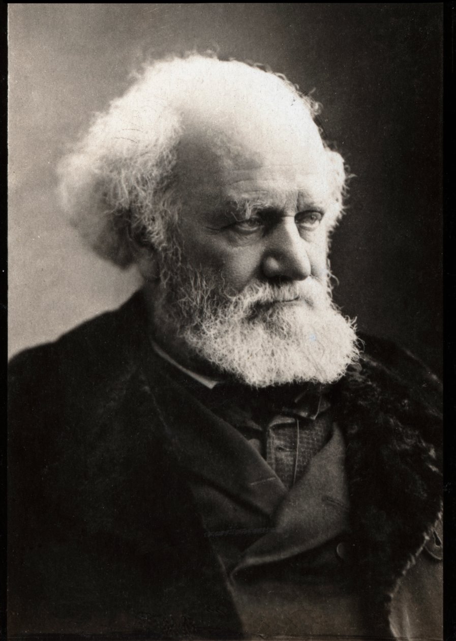 Jules Janssen (Pierre Jules Cesar Janssen) (1824-1907) francia csillagász portréja. alkotó: French Photographer