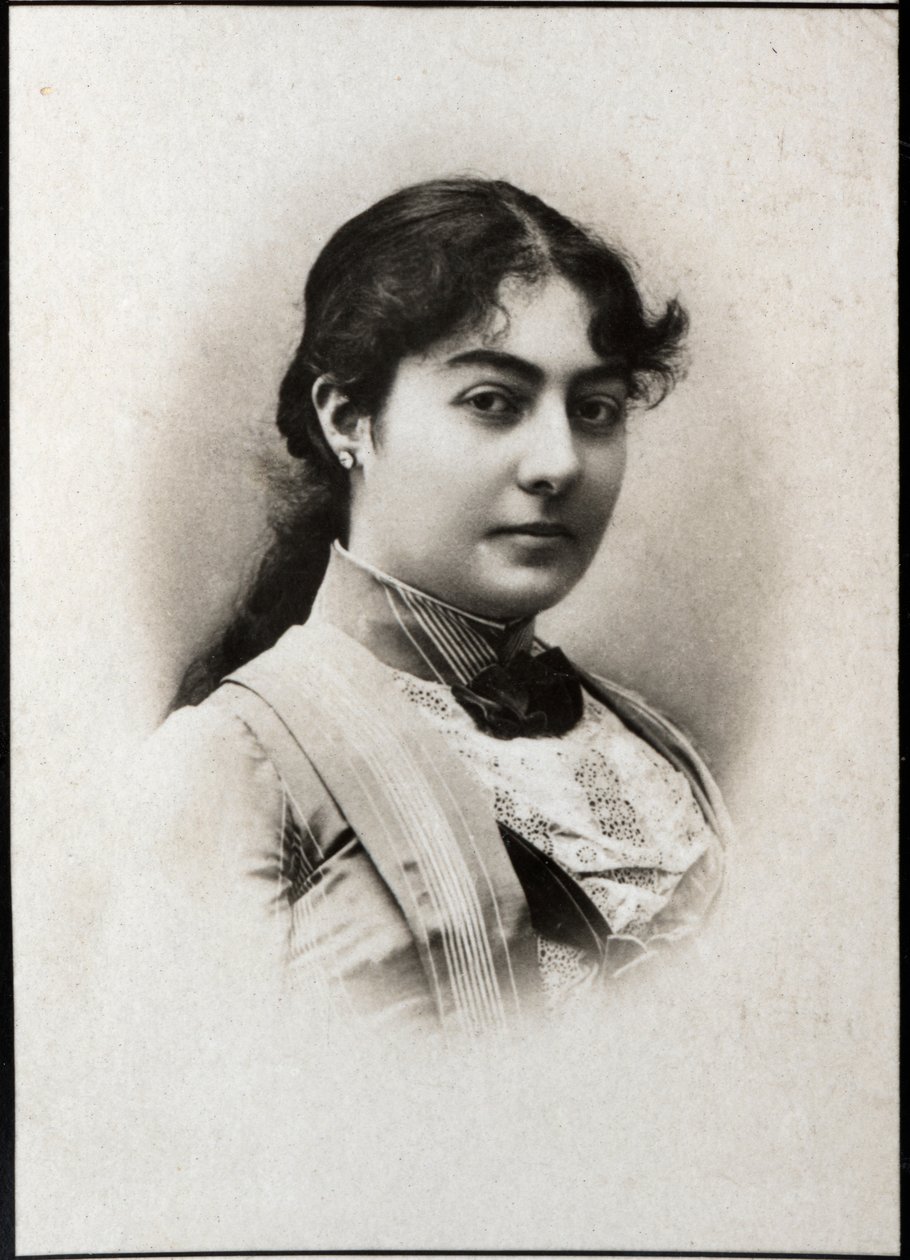 Szerb Natalie (1859-1941), szerb királynő hitvese portréja. alkotó: French Photographer
