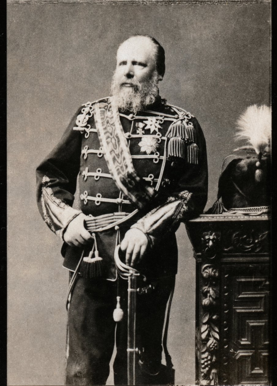 III. Vilmos holland (1817-1890), holland király portréja. alkotó: French Photographer